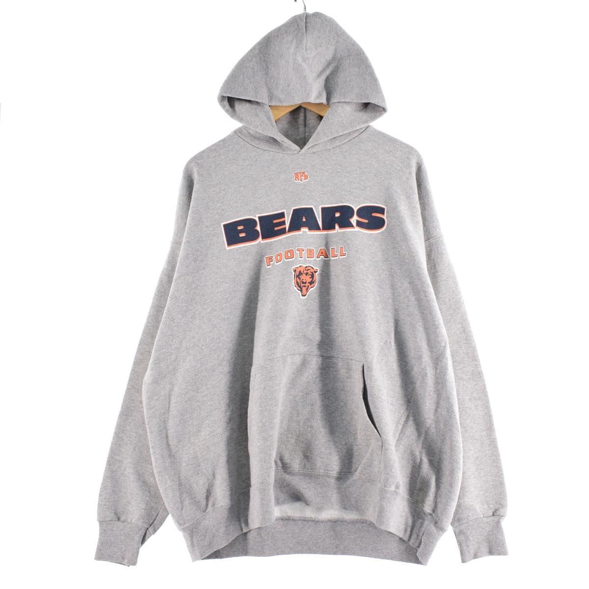 古着 NFL CHICAGO BEARS シカゴベアーズ スウェットプルオーバーパーカー メンズXL/eaa324275