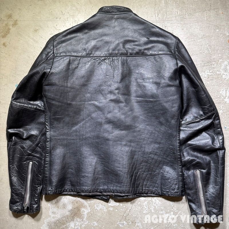 60's HARLEY DAVIDSON レザーシングルライダースジャケット 白
