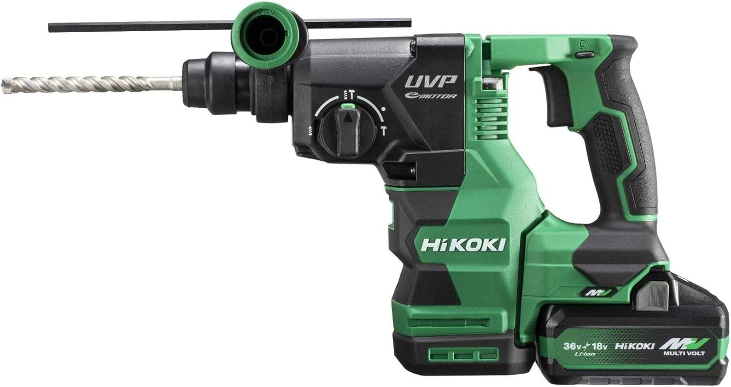 HiKOKI ハイコーキ 36V コードレスロータリハンマドリル SDSプラスシャンク 3モード切替 軽ハツリ 最大穴あけ能力コンクリート28mm