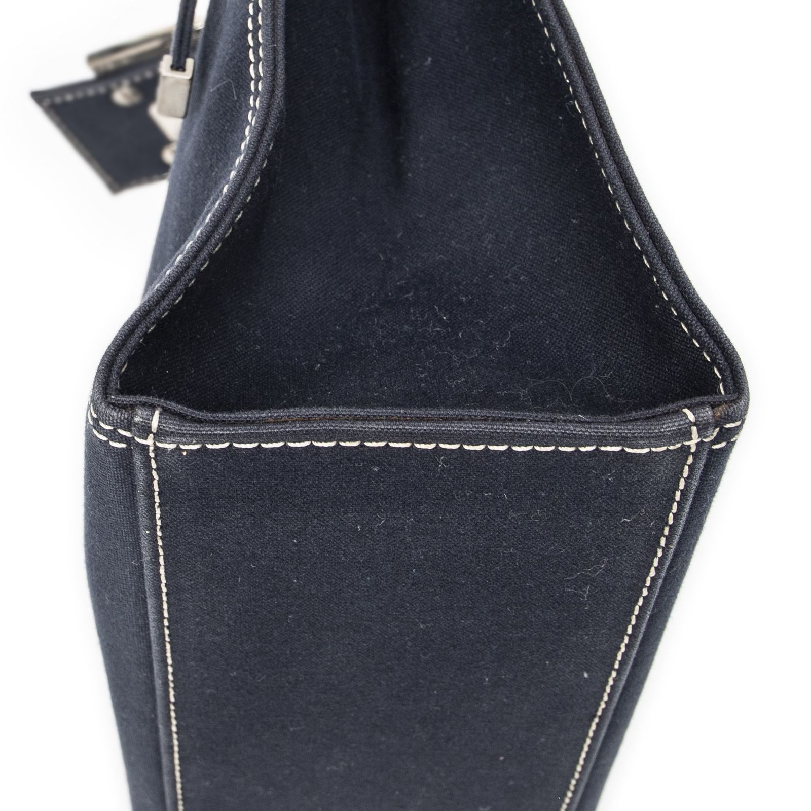 マーブル トートブルーデニムデニムキャンバスAB