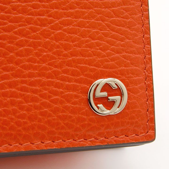 ほぼ未使用】GUCCI グッチ 長財布 インターロッキングG チェーン