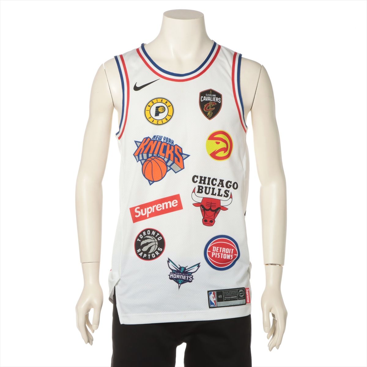 シュプリーム ナイキ コラボ 18SS NBA Teams Authentic Jersey タンク ...