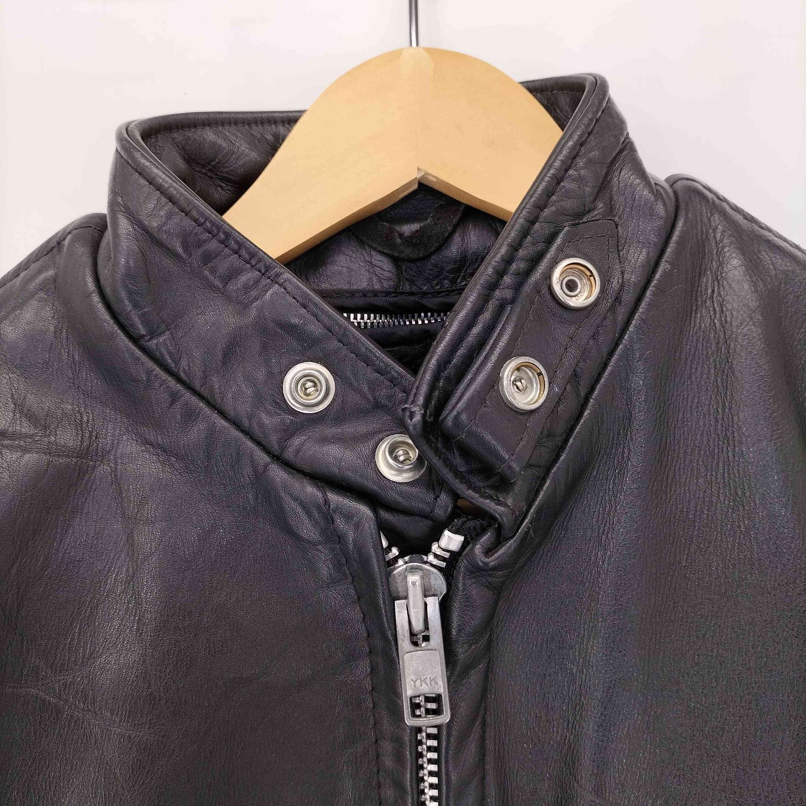 美品✨ショット シングルライダース レザージャケット ボアライナー 641 36 Schott 米国製 641 シングルライダースジャケット ボアライナー付 36