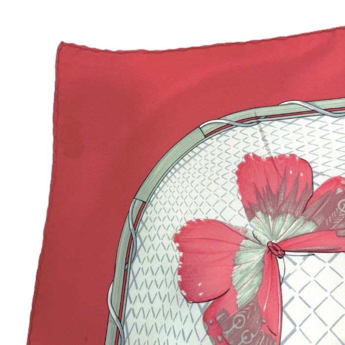 HERMES エルメス カレ90 FARANDOLE 蝶 プロヴァンス地方の踊り