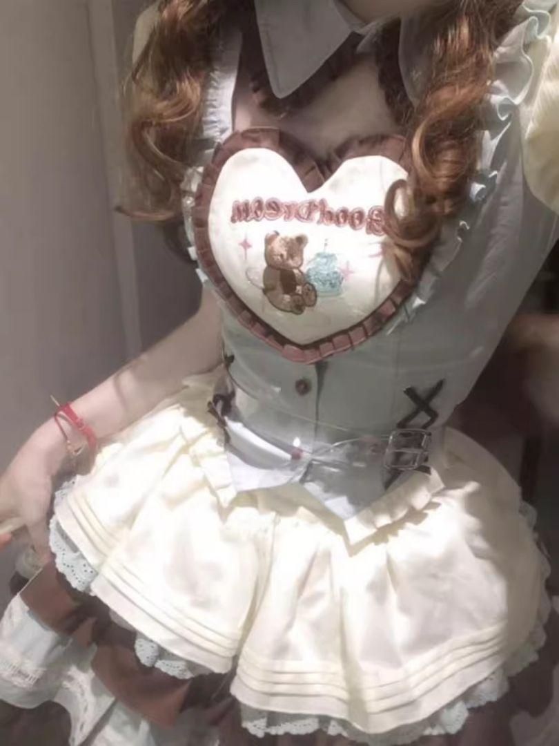 LT-107 豪華姫系 lolita 可愛 レトロ風 オリジナル 洋服 ロリータ ワンピース 美しい刺繍