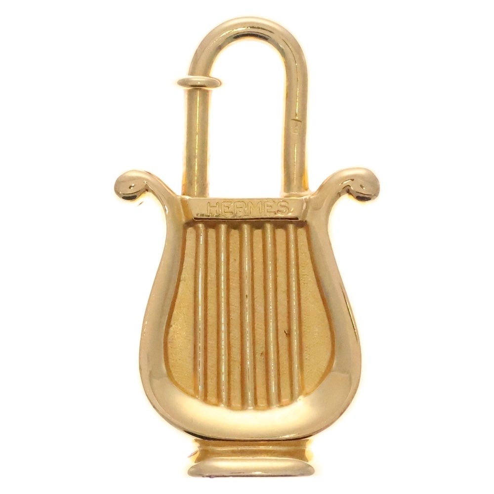 HERMES エルメス カデナ ハープモチーフ ANNEE DE LA MUSIQUE ゴールド メタル 小物