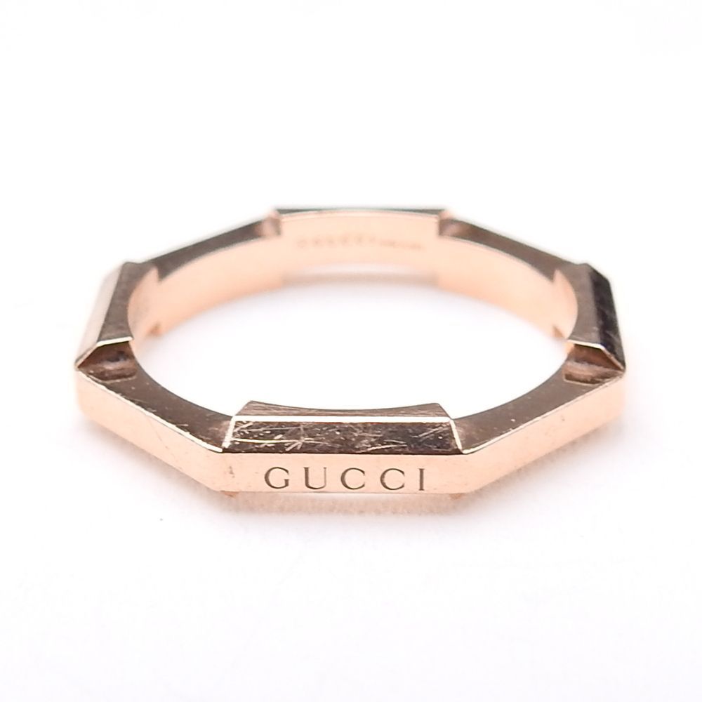 GUCCI グッチ リンクトゥラブ ミラーリング K18PG ピンクゴールド #9 