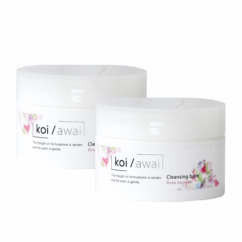 koi|awai こい あわい クレンジングバーム ローズブーケの香り 90g 2個セット オールインワンバーム ローズブーケの香り2個