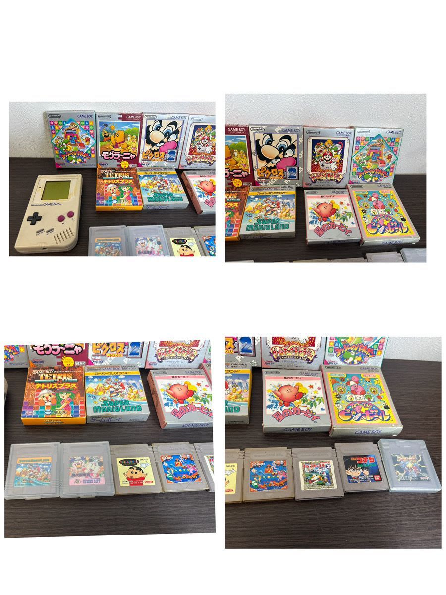11422-017 おまとめ品 通電動作 済 Nintendo ニンテンドー ゲームボーイ GAME BOY 初代 本体 DMG-01 G17777821 ソフト 15点 スーパーマリオランド テトリスプラス 他多数 UP786_INFO