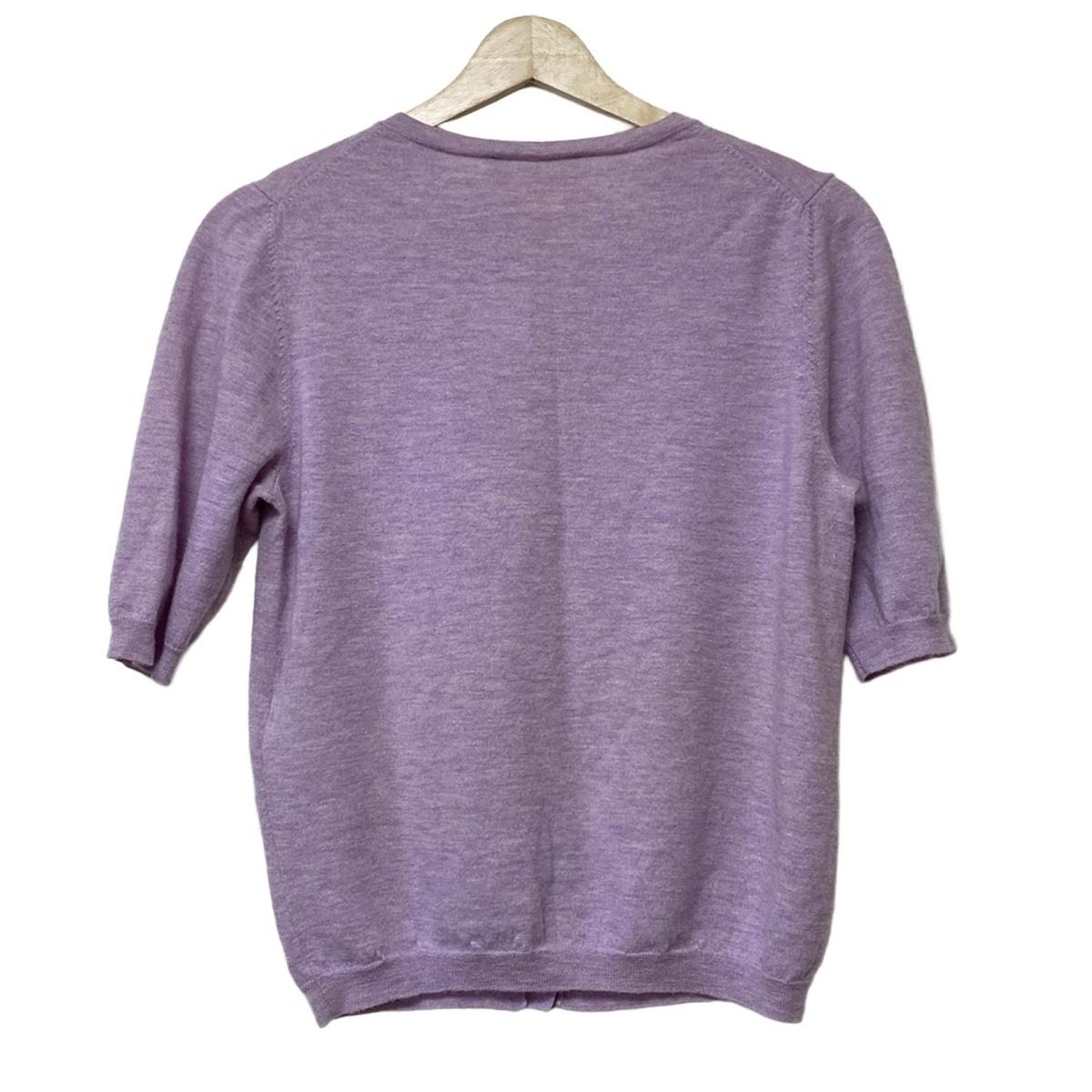 theory luxe セオリーリュクス カーディガン サイズ42 L レディース - ライトパープル 長袖
