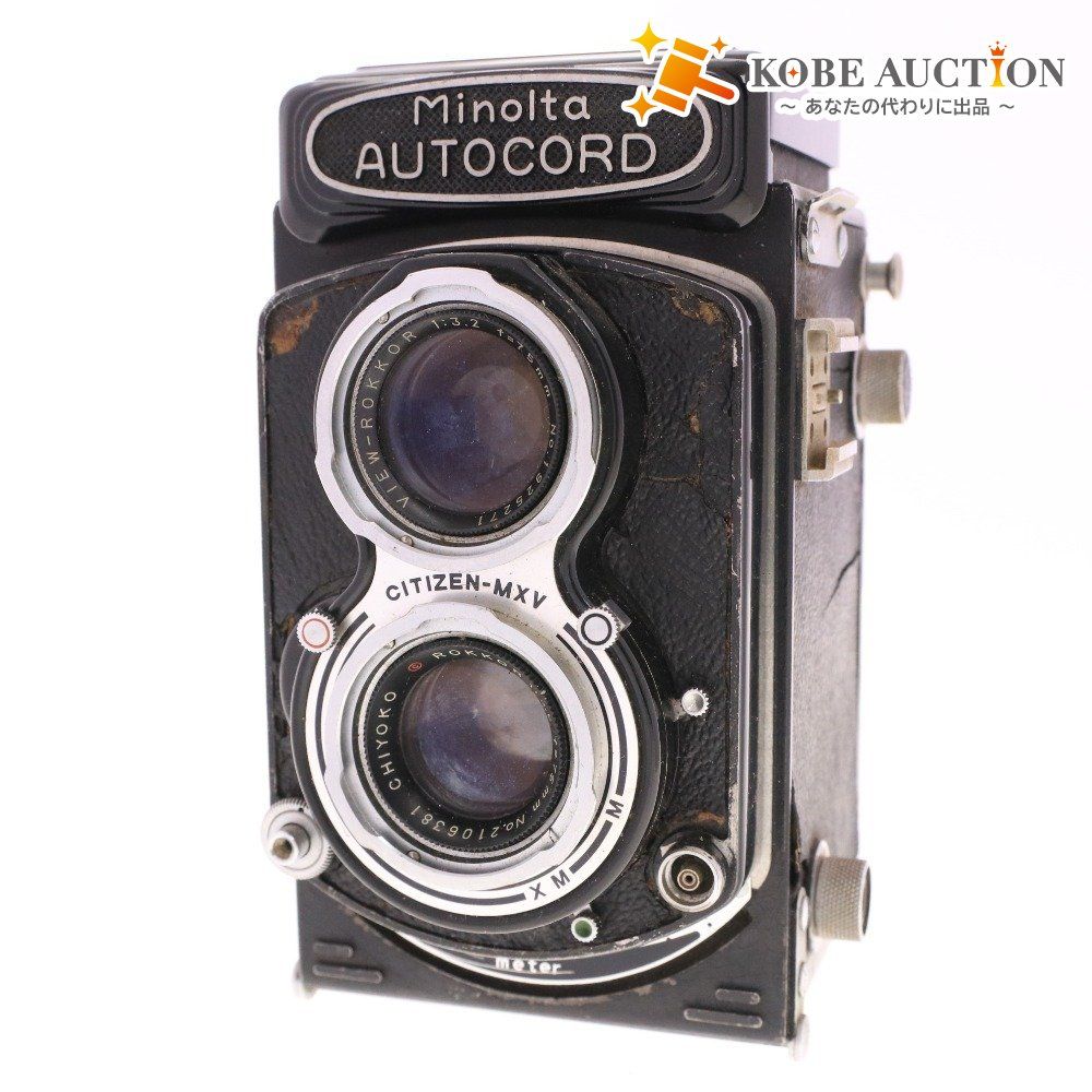 □ ミノルタ フィルムカメラ Minolta AUTOCORD No.141048 1:3.5