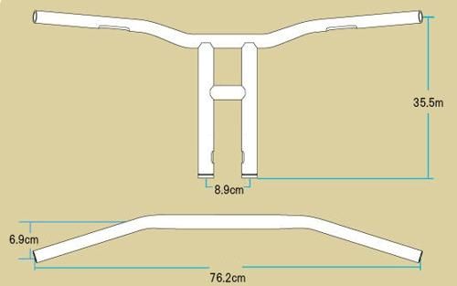 ハンドルバー クローム