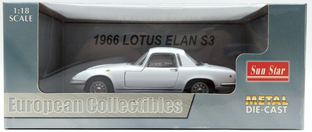 Sunstar 1/18 European Collectibles 1966 LOTUS ELAN S3 COUPE