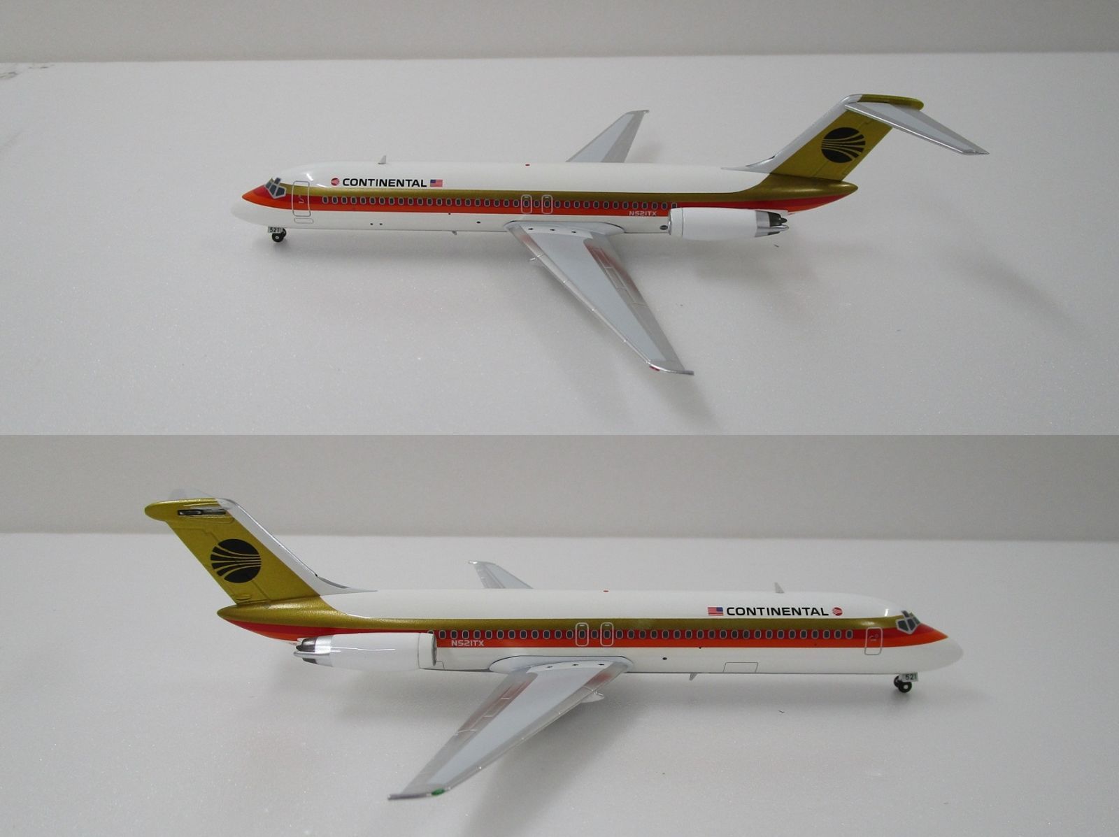 インフライト 1/200 DC-9-32 コンチネンタル航空 N521TX