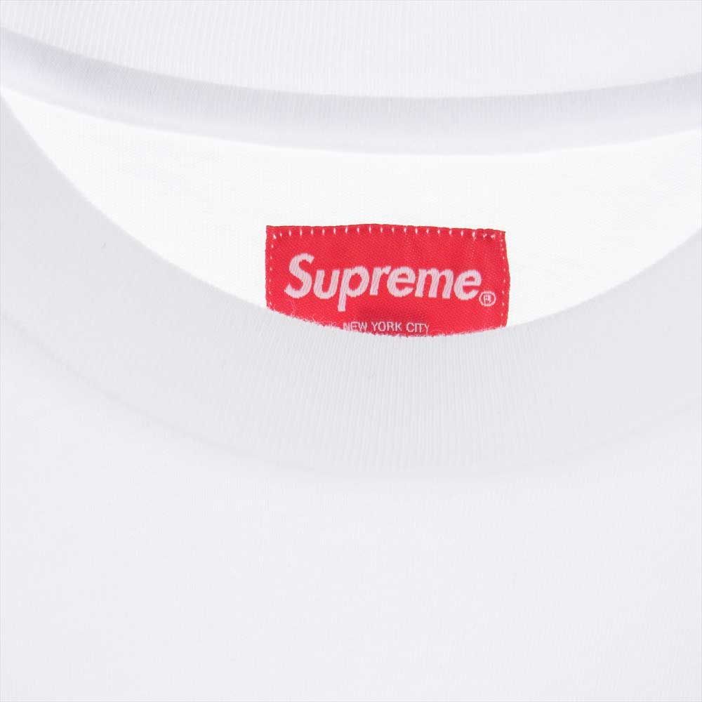 Supreme シュプリーム カットソー 23SS Small box L/S tee / white