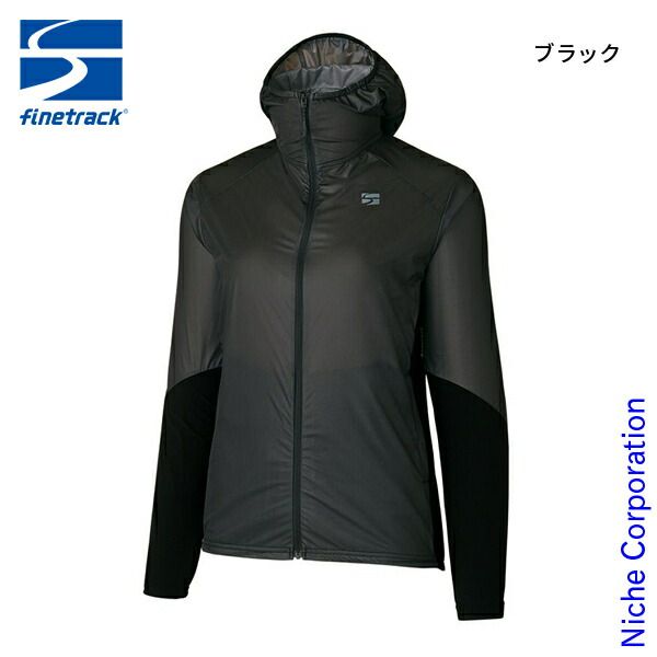 ファイントラック スカイトレイルフーディ ウィメンズ FAW1411 BLCK ブラック L