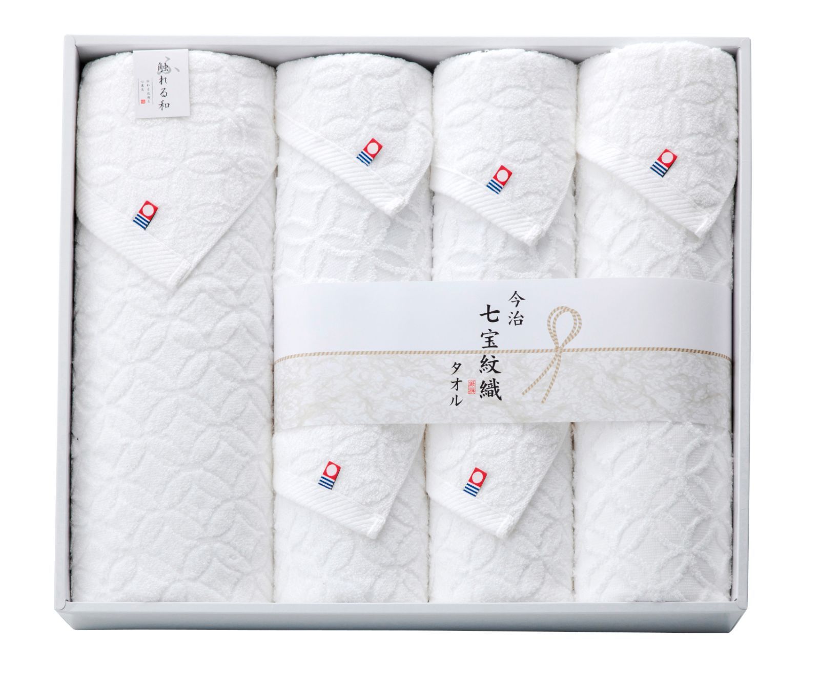 触れる和 今治七宝紋織 タオルセット