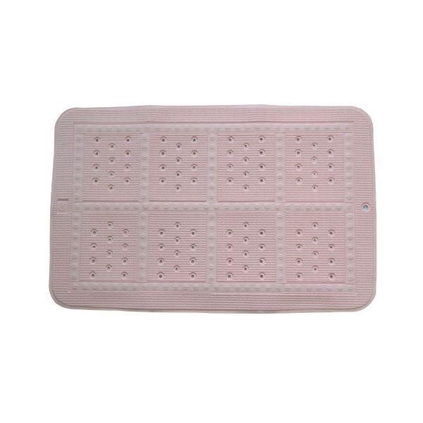 （まとめ）滑り止めバスマット Sサイズ ピンク〔×2セット〕