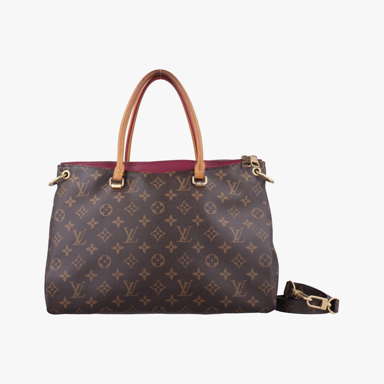 ルイヴィトンLouis Vuittonパラスモノグラム|ブラウン系×スリーズモノグラムキャンバス×カーフレザーM41175CA3163
