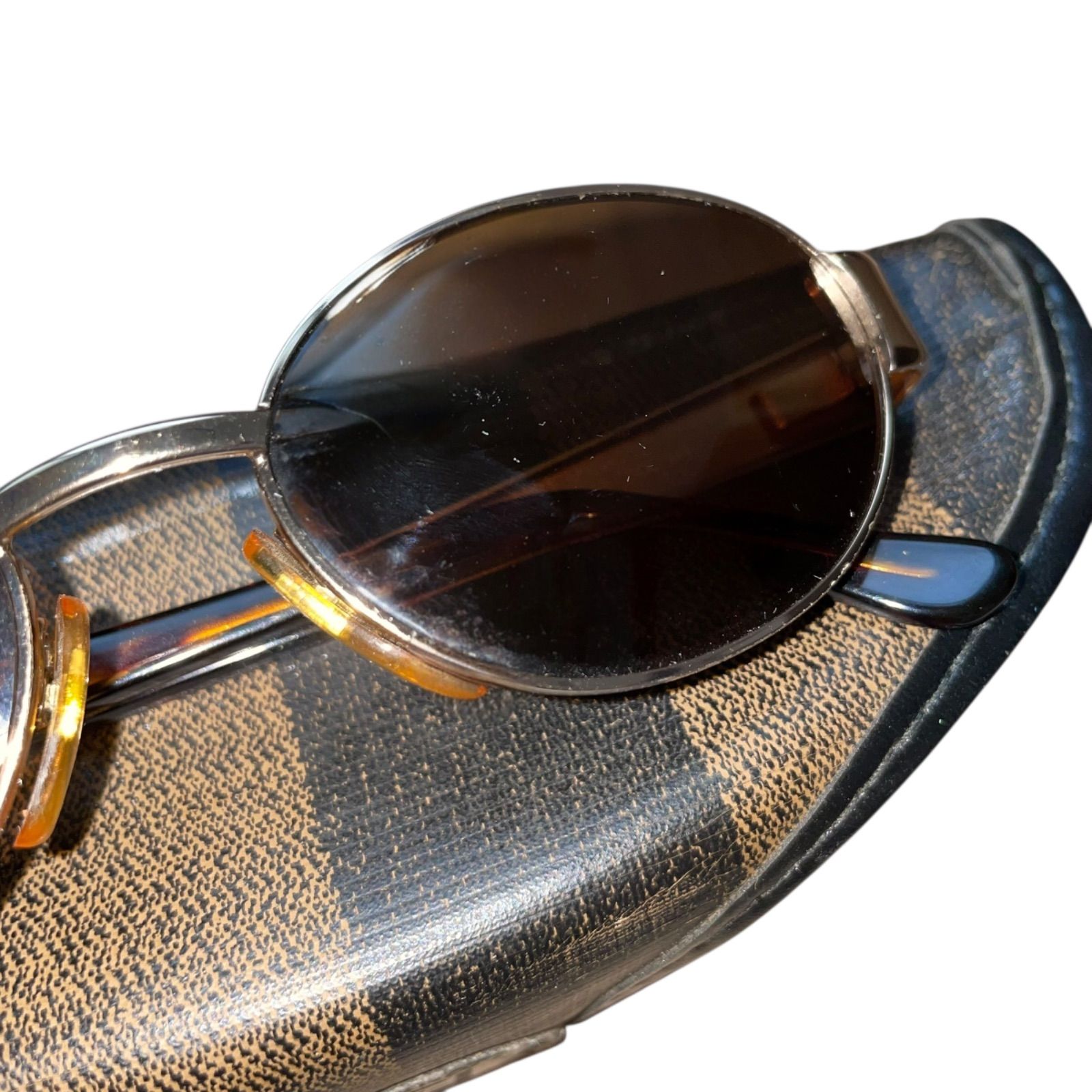 RE143 FENDI フェンディ レディース サングラス ゴールド