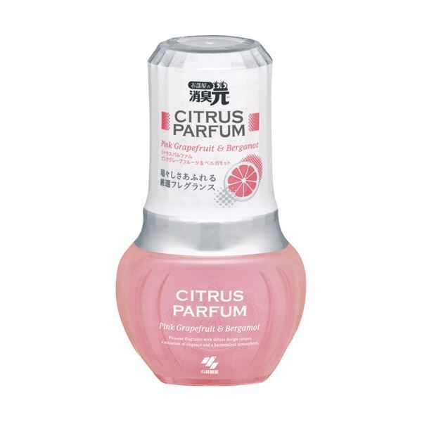 まとめ 小林製薬 お部屋の消臭元 シトラスパルファム ピンクグレープフルーツ＆ベルガモット 400ml 1個