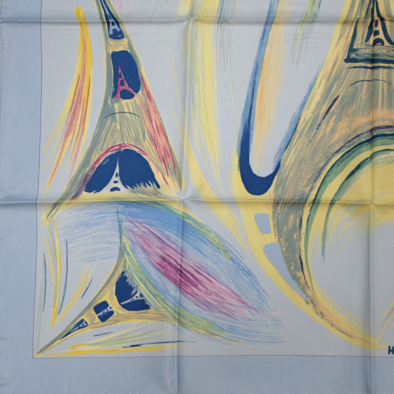 エルメススカーフ カレ90/柄名::パリの通路 楽天市場】HERMES エルメス カレ90 スカーフ “パリの通路” “de