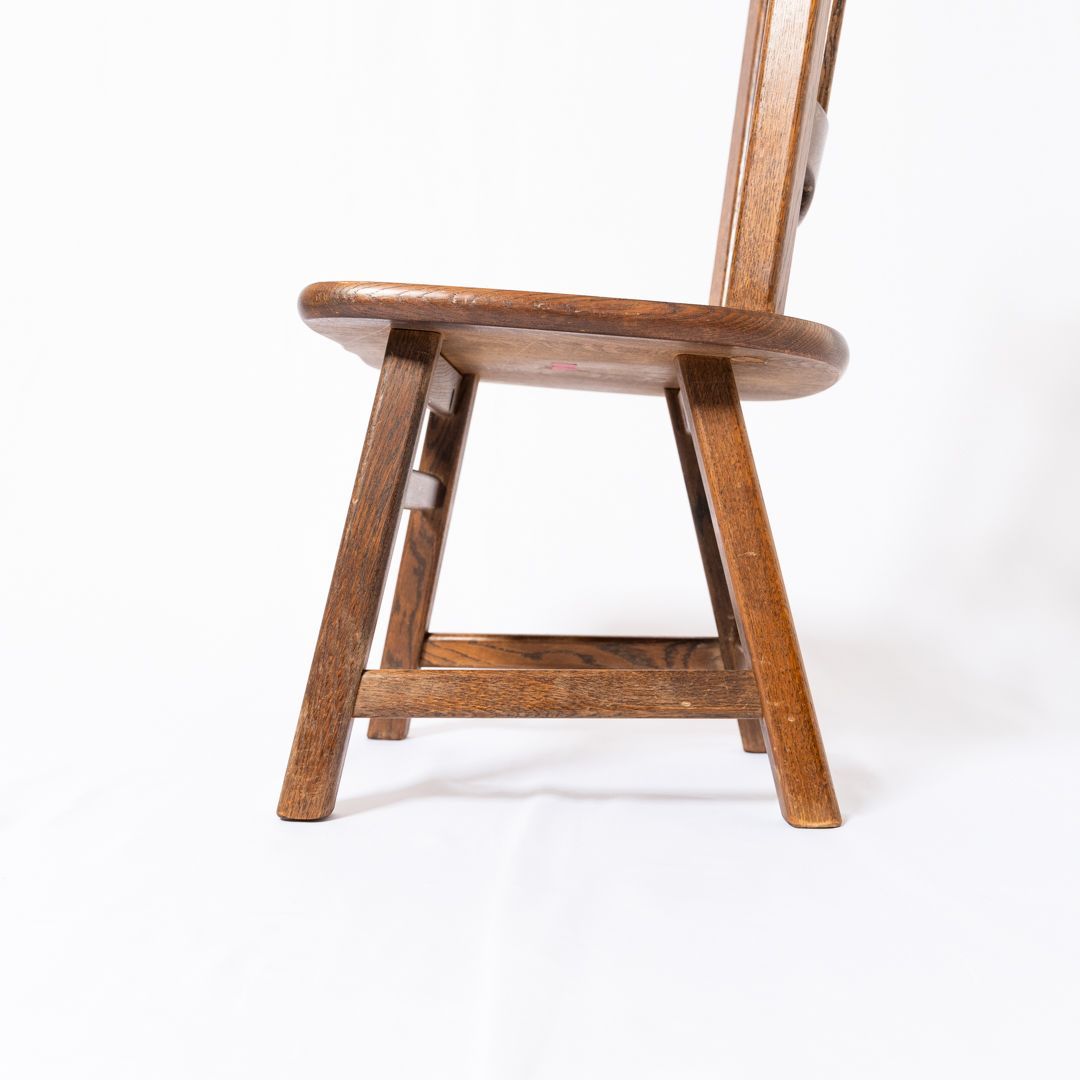 オランダ家具 Markelo Chair チェア ダイニング ハイバック 無垢 
