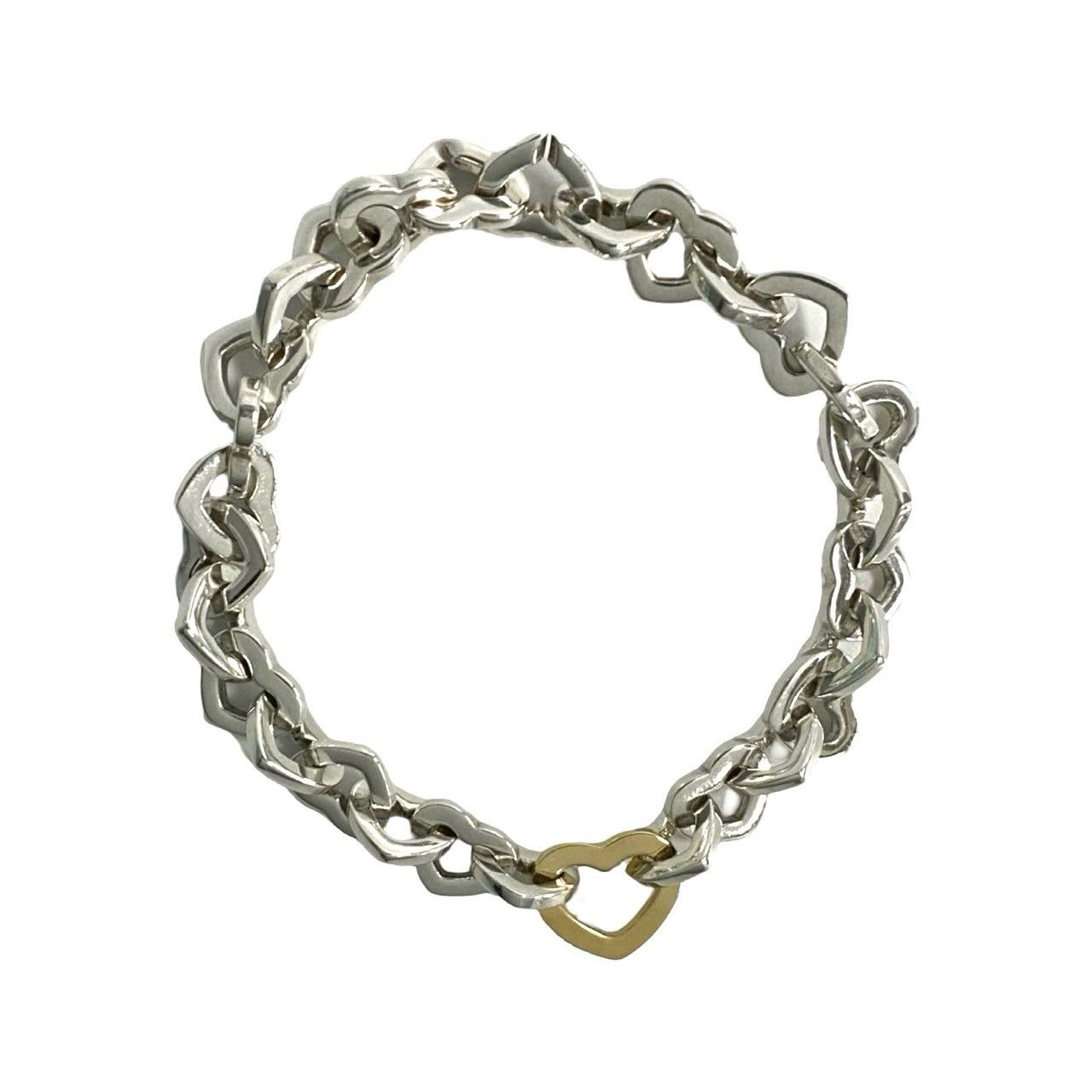 極 美品 保存箱 袋付 TIFFANY&Co. ティファニー ハート チェーン
