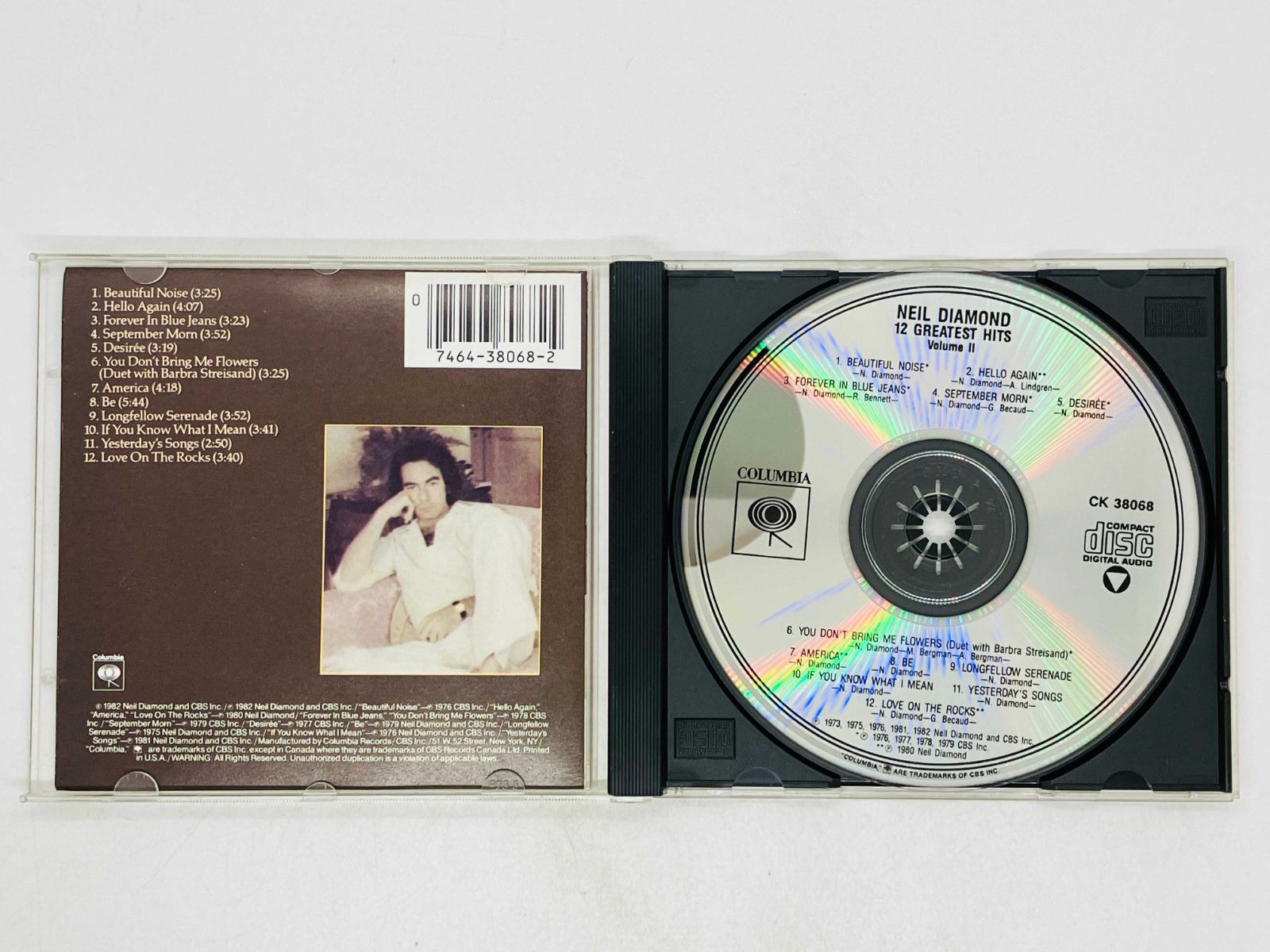 CD NEIL DIAMOND / 12 GREATEST HITS VOLUME II / ニール