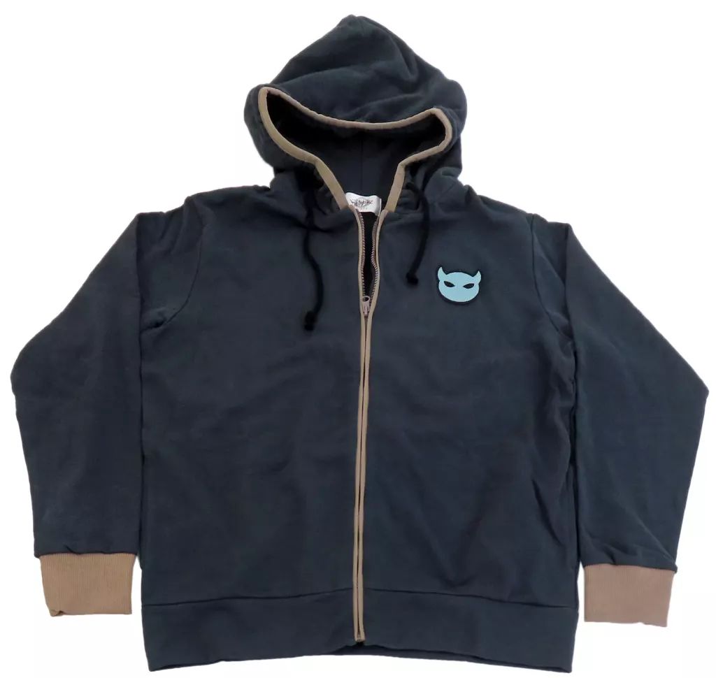 アウターウェア ヒュース クローニン ヒュースのパーカー ネイビー フリーサイズ ワールドトリガー