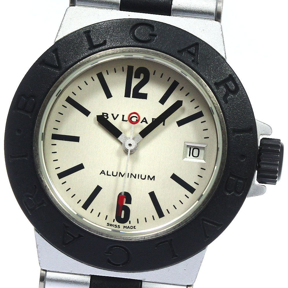 【美品•付属品完備】BVLGARI 腕時計 AL29TA 保証書2枚目掲載 ☆良品☆保証書付き【BVLGARI】ブルガリ アルミニウム デイト