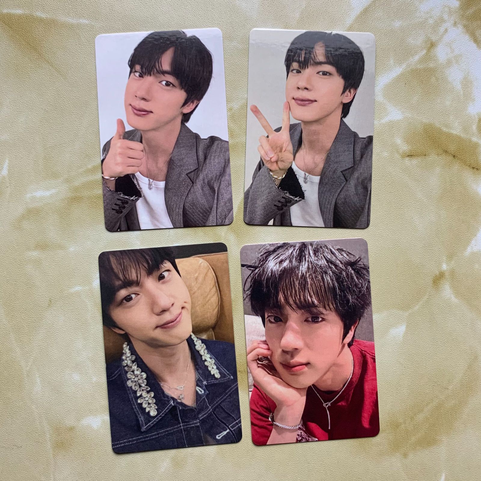 匿名配送 BTS 防弾少年団 韓国 JIN ジン RUNSEOKJIN_EP.TOUR ラキドロ 会場 トレカ 4枚セット4枚