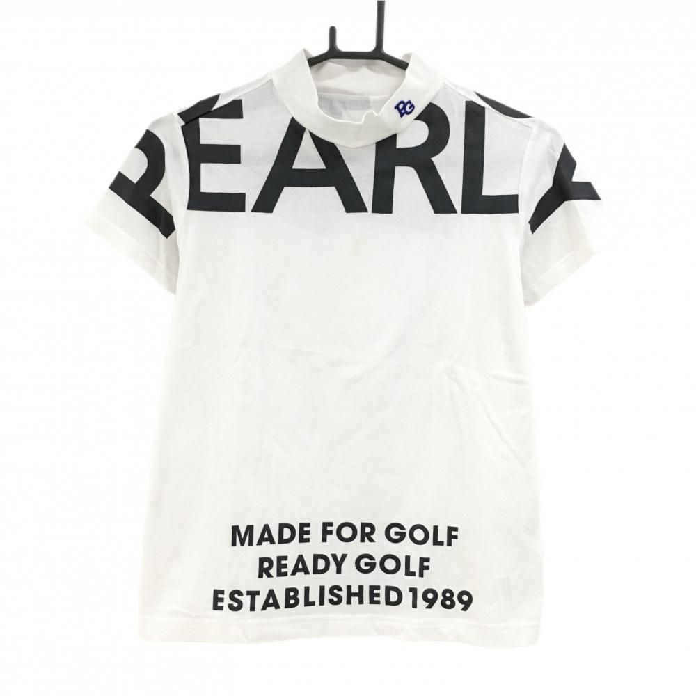 半袖ハイネックシャツ パーリーゲイツ PEARLY - 白 白×ネイビー GATES