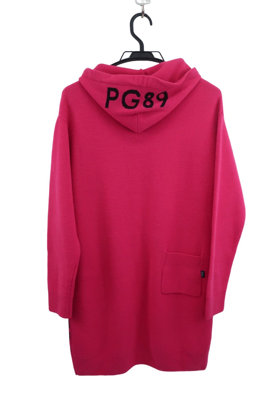 PEARLY GATESニットワンピース 美品】PEARLY GATES(パーリーゲイツ) ニットワンピース ピンク