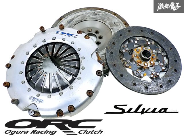 ORC オグラ S13 S14 S15 シルビア RPS13 180SX SR20DET 5MT 5速 ターボ クラッチ カバー ディスク フライホイール AEI-014 プッシュ式 J-1