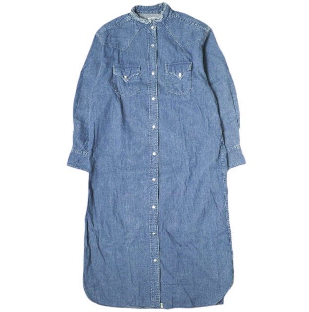 orslow x BEAMS BOY オアスロウ ビームスボーイ 別注 日本製 Fillmore カットオフデニムシャツワンピース 1(ONE SIZE) Indigo トップス g21770