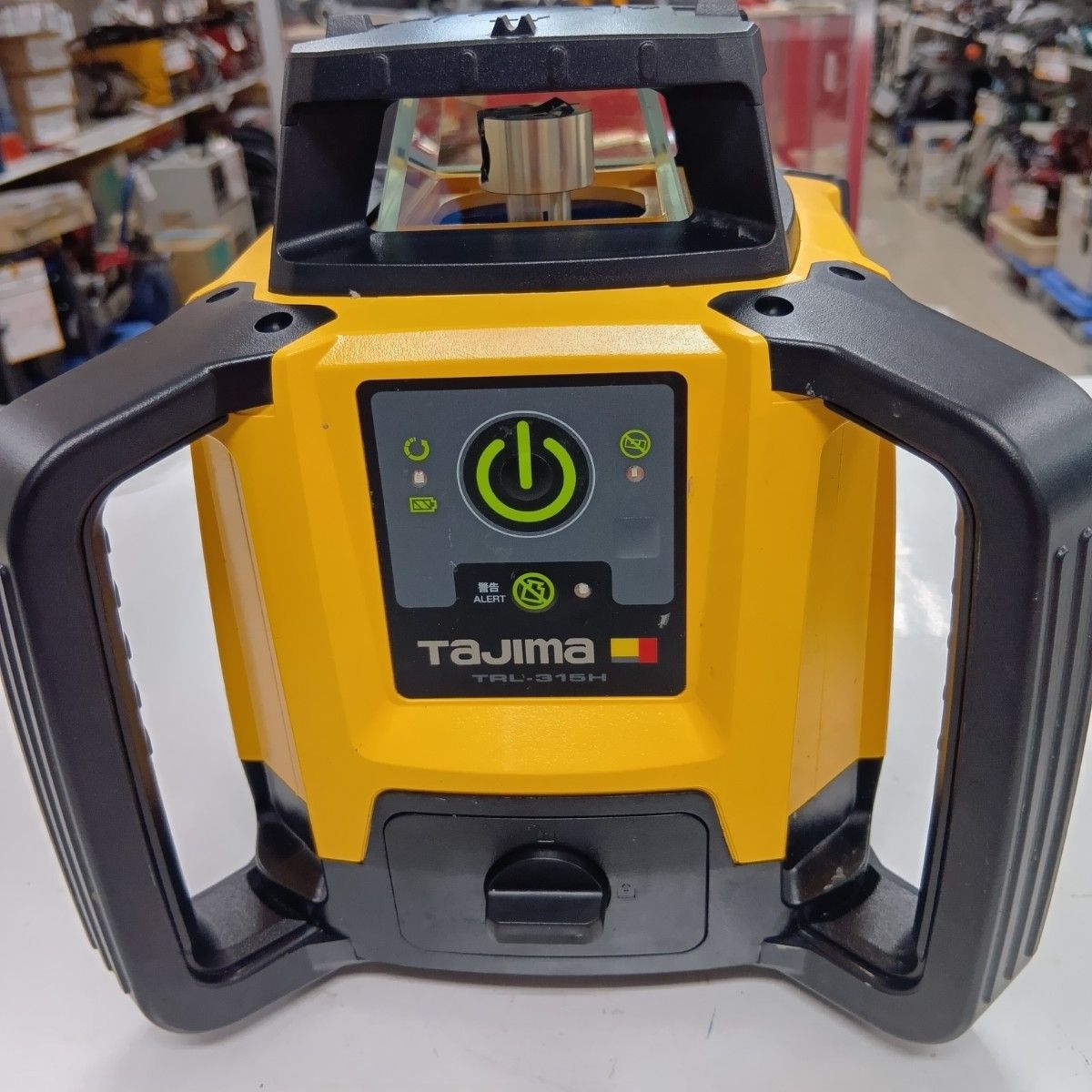 TAJIMA タジマ TRL-315H イエロー レーザー機器 ローティングレーザー TAJIMA TRL-315H イエロー ジャンク品 D レシーバー ケース コードレス式 911-16056 キズ ヨゴレ有