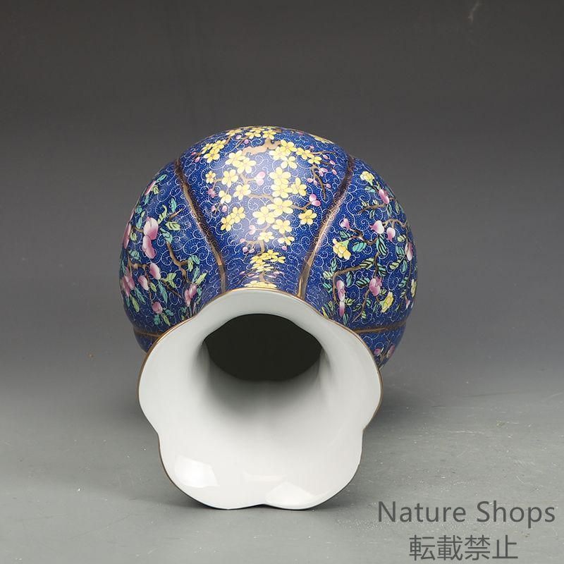 乾隆琺瑯彩六方瓶 景徳鎮 陶磁器 装飾品 現代工芸品 美術品 置物 乾隆琺瑯彩六方瓶 景徳鎮 陶磁器 装飾品 現代工芸品 美術品 置物