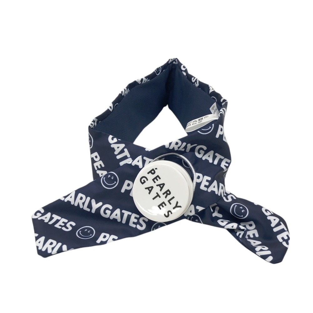 【即決】【新品】PEARLY GATES パーリーゲイツ ネッククーラー 総柄 ネイビー系 FR [240001272747]ゴルフウェア パーリゲイツ ネッククーラー PEARLY GATES パーリーゲイツ ネック
