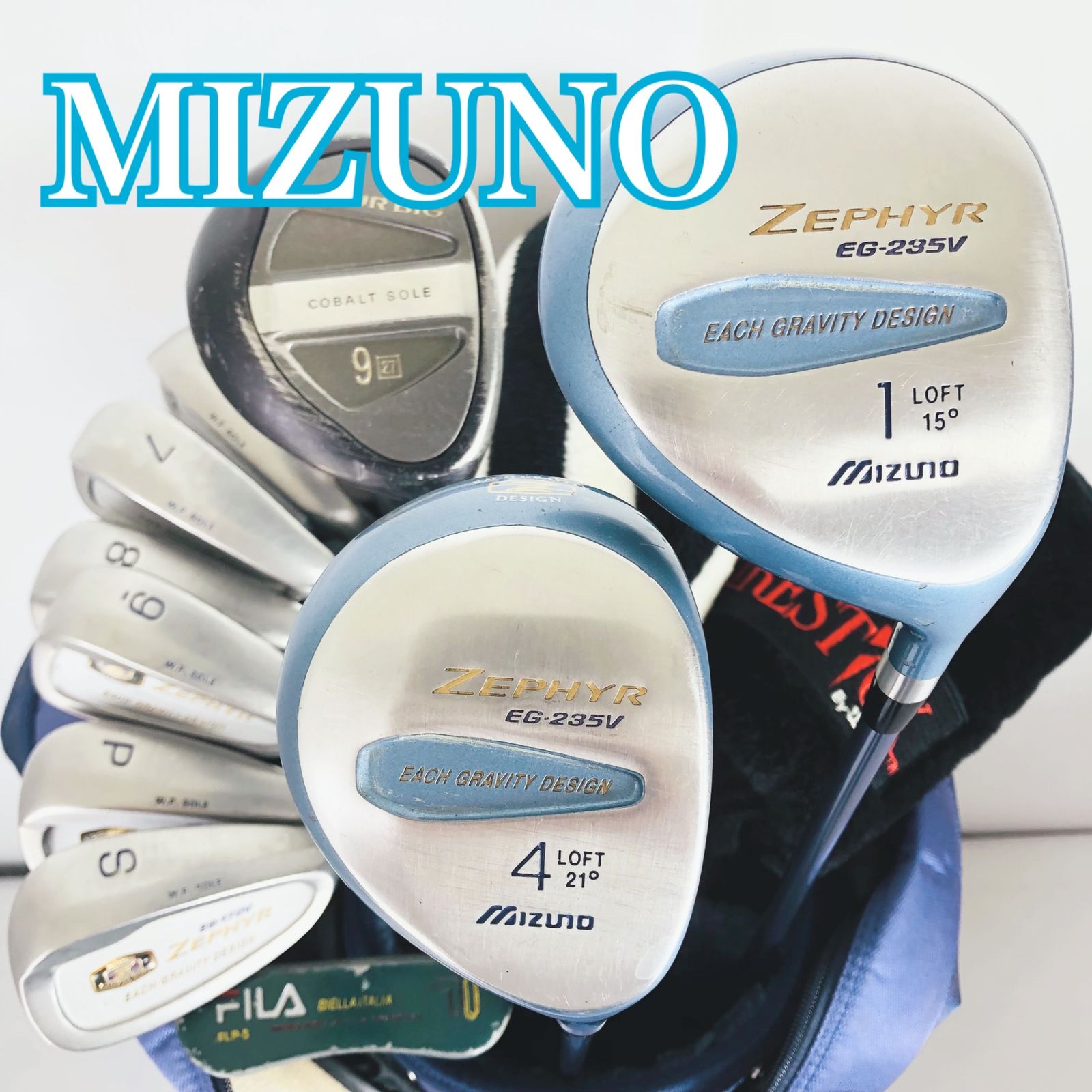 レディース ミズノ ゴルフ クラブ セット 初心者 入門 バッグ付き