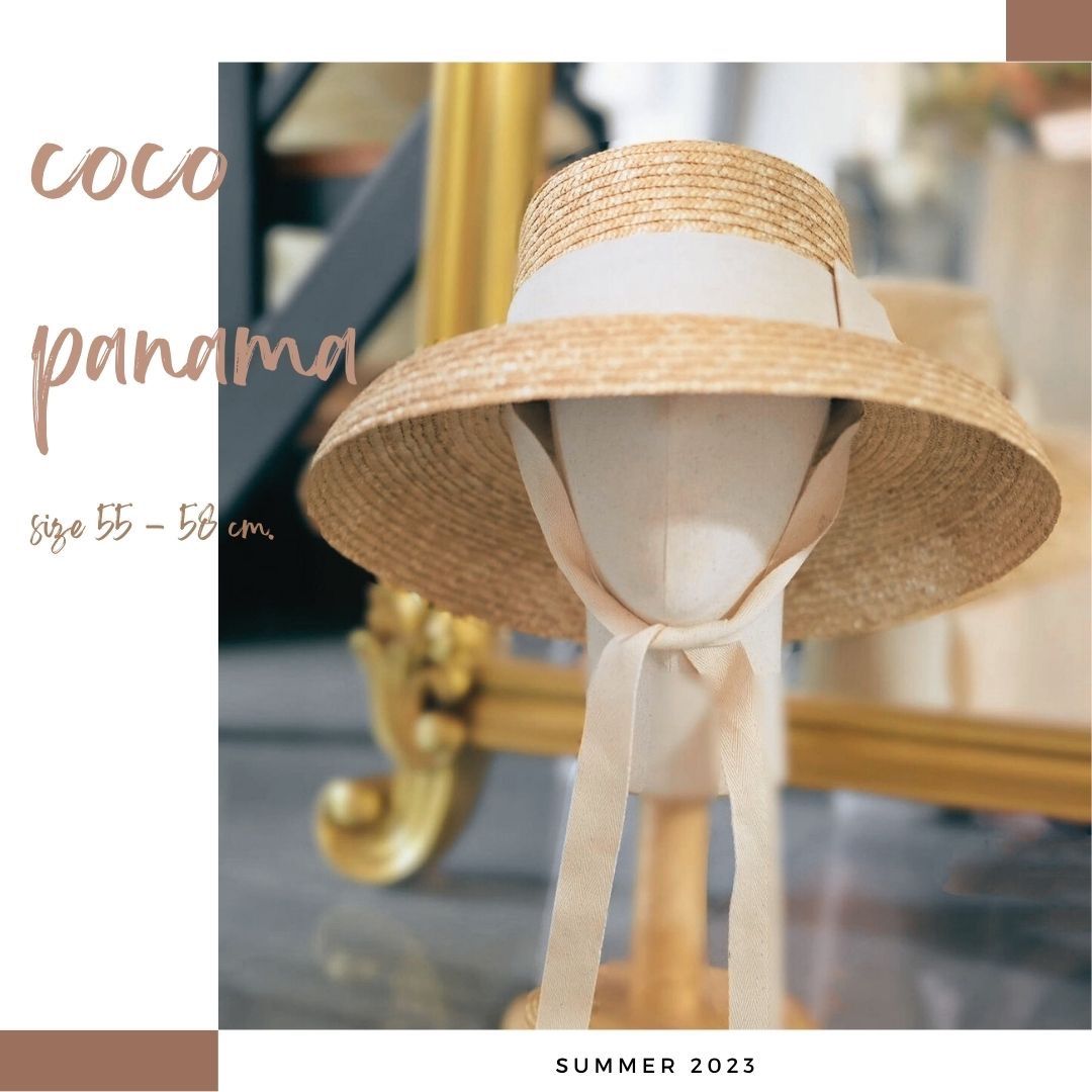 デイジーリン Coco II ココ リボン ハット カンカン帽 ケース付中古 デイジーリン Coco II ココ リボン ハット カンカン帽 ケース付