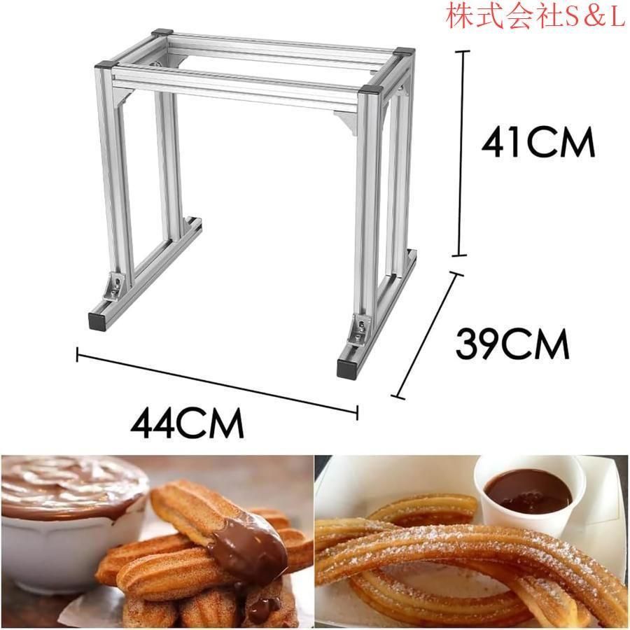 5Lドーナツチュロスマシンメーカー 業務用チュロスマシン 4種類の揚げ生地スティック型があり 高速と低速の2レベルの持ち上げ速度があり ATMAENTERPRISE_COM