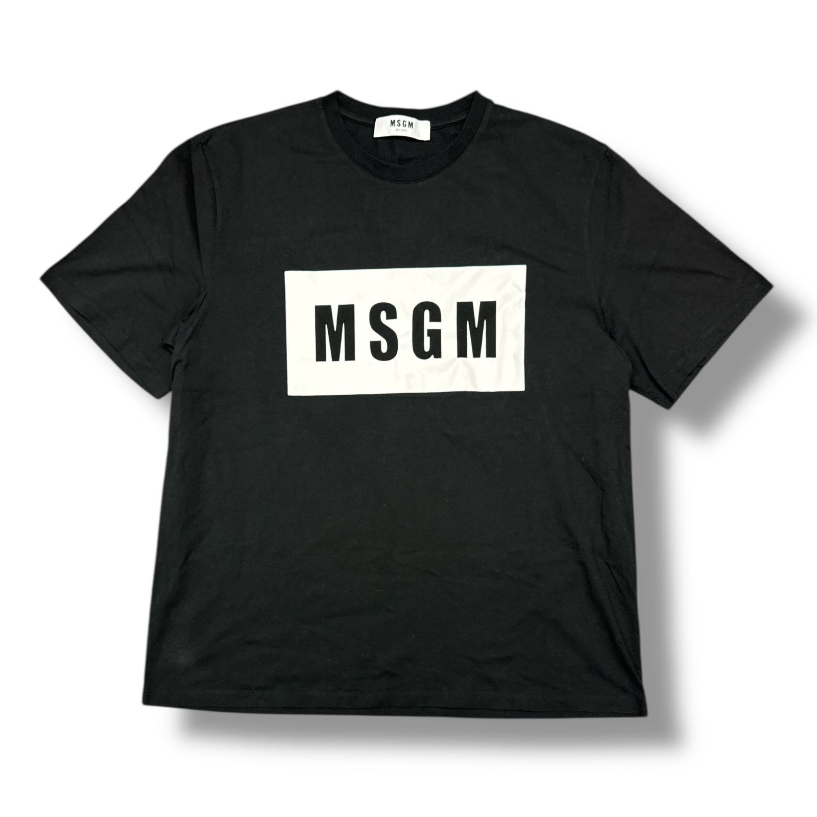MSGM PANEL T-SHIRT パネルTシャツ 半袖Tシャツ クルーネック