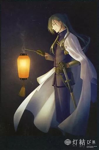 中古】ポストカード [単品] にっかり青江 灯結び展 描きおろしイラスト