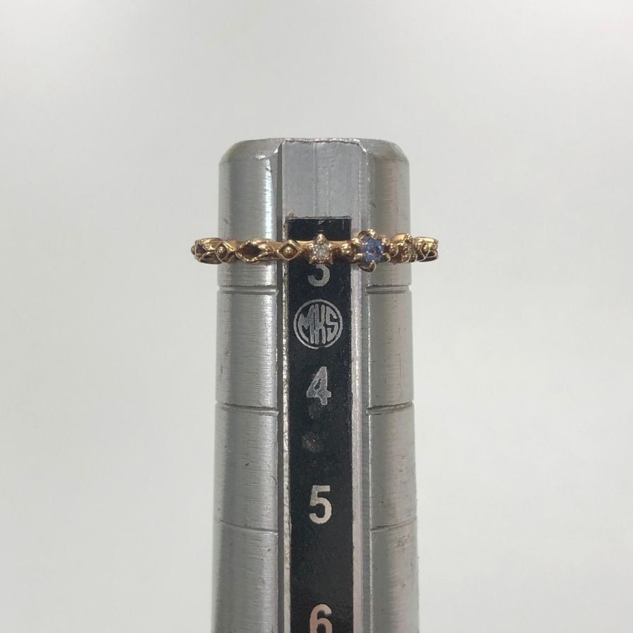 NOJES キラキラ✴︎ダイヤモンド⁈リング13号 ノジェス リング ダイヤ K10 ゴールド 0.01 カラット【AFI13