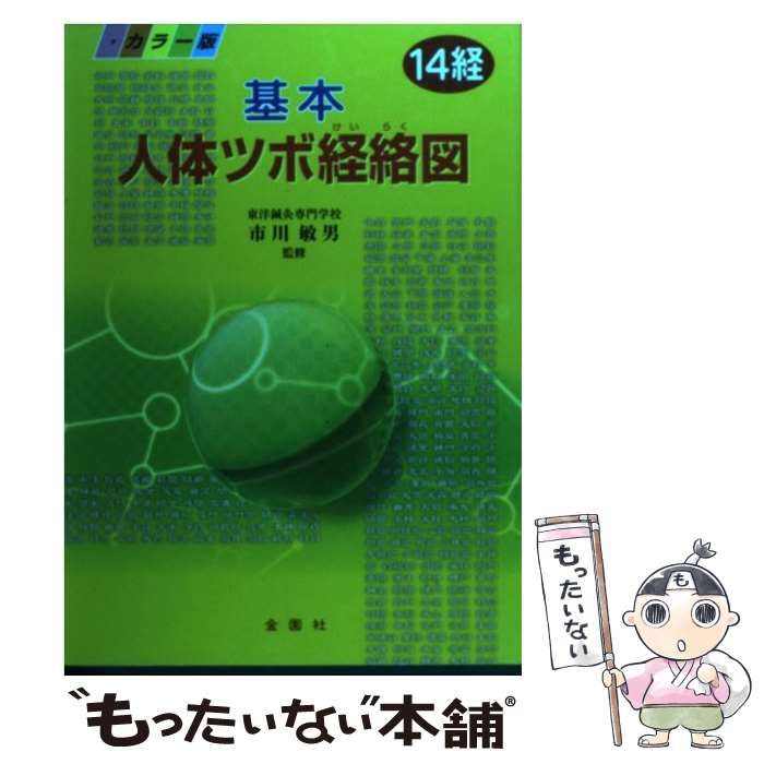 中古】 基本人体ツボ経絡図 / 市川敏男 / 金園社 - メルカリ