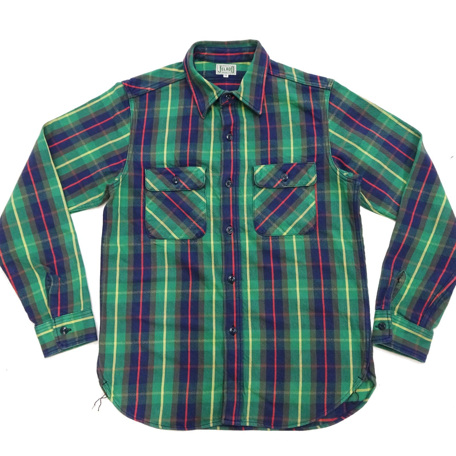 好配色 60s pendleton ウールシャツ 青黒 シャドーチェック 1960's