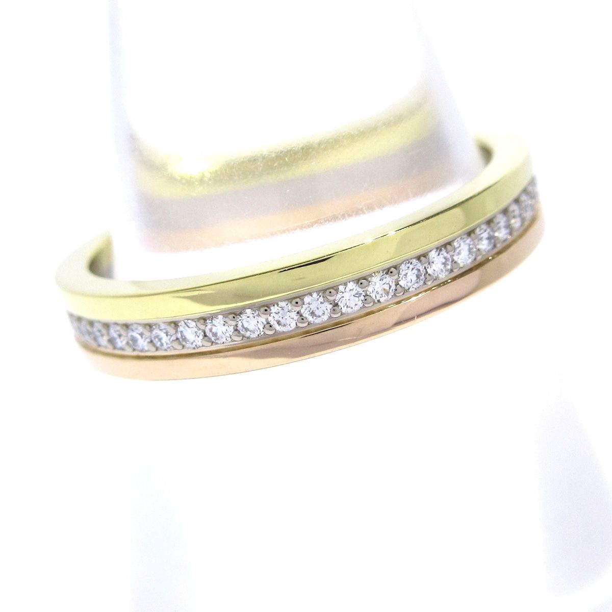 カルティエ ルイカルティエ ヴァンドーム フルダイヤ リング #51【23513