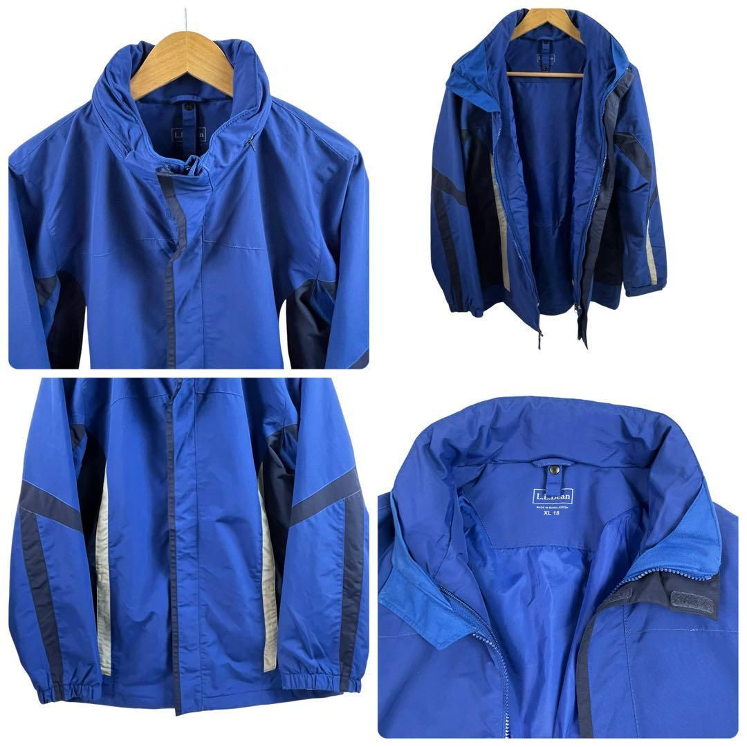 WINTER 【古着】L.LBean マウンテンパーカー フルジップ XL18（ XS～S