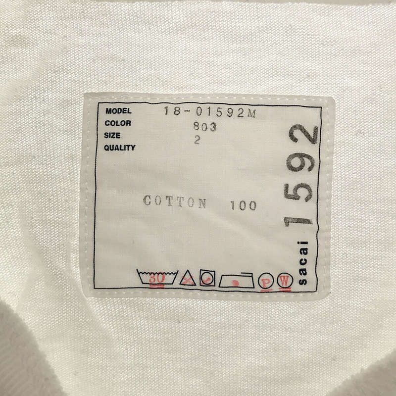 sacai サカイ ローレンスウェイナー グラフィック ナイロンジャケット